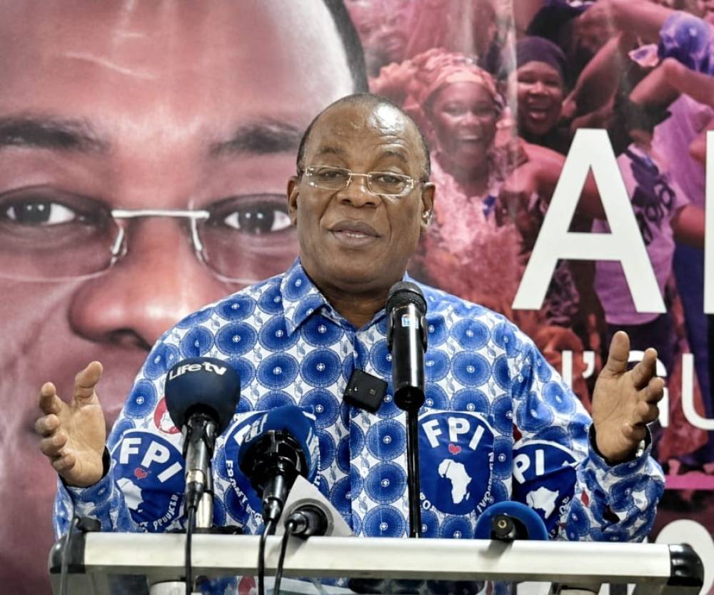 image AFFI N'GUESSAN : « 15 ANS APRES L'ACCESSION D'ALASSANE OUATTARA, LA SITUATION DES LIBERTES ET DE LA DEMOCRATIE EST DRAMATIQUE » (DECLARATION)