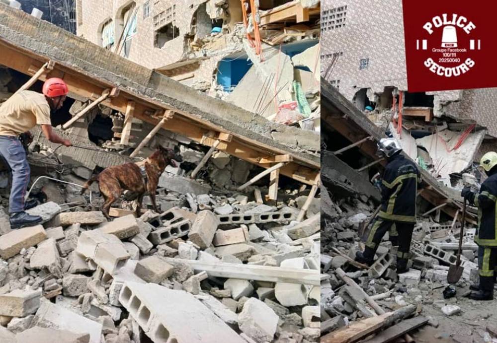 image EFFONDREMENT D'IMMEUBLE R+5 A KOUMASSI/BILAN PROVISOIRE: 4 MORTS, PERMIS DE CONSTRUIRE INEXISTANT